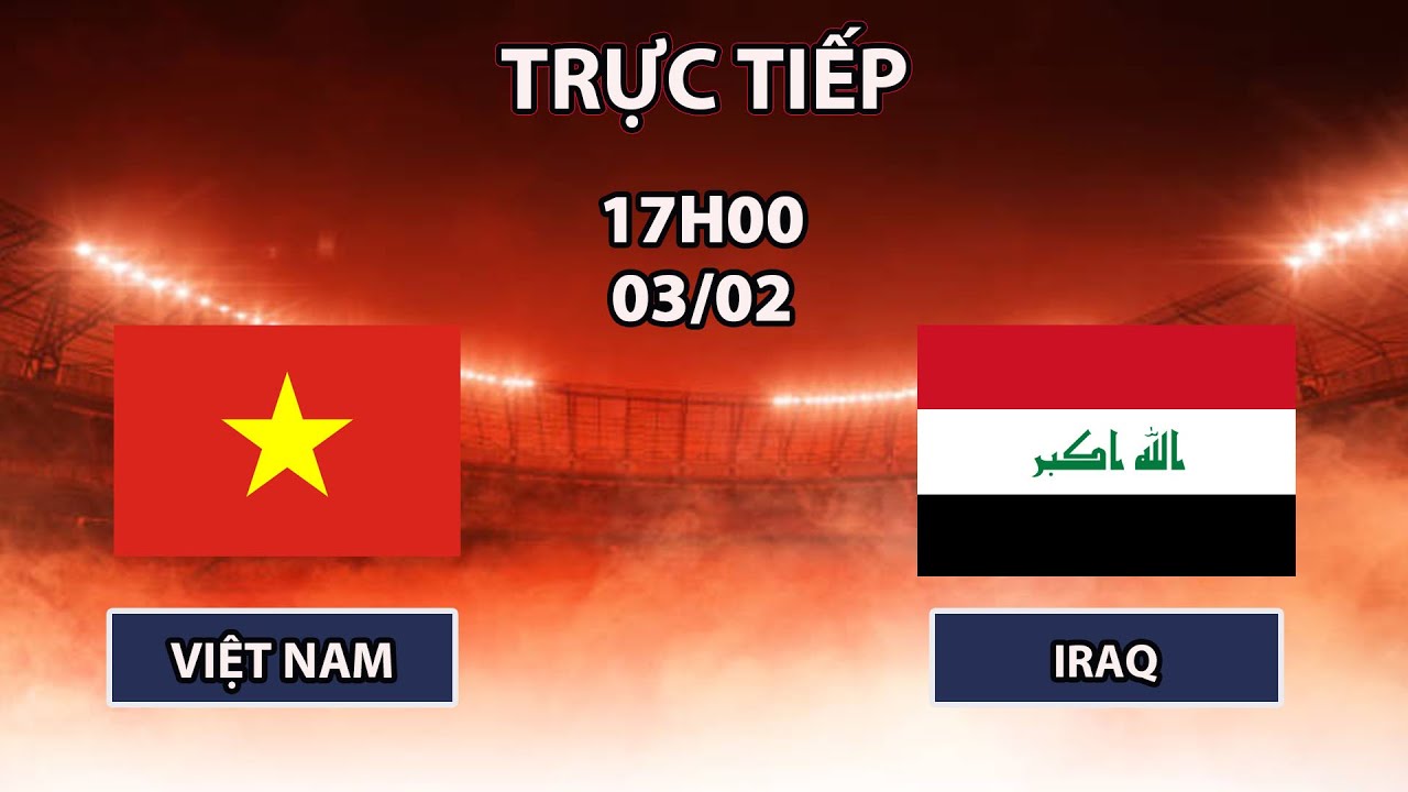 🔴U23 Việt Nam - U23 Iraq | U23 Châu Á | Gã Tây Á Hoa Mắt Chóng Mặt Kháng Cự