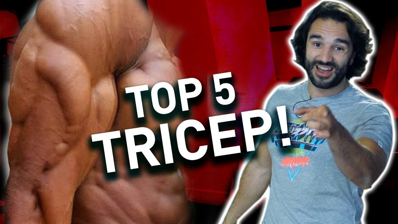 TOP 5 - EXERCÍCIOS PARA TRICEPS!