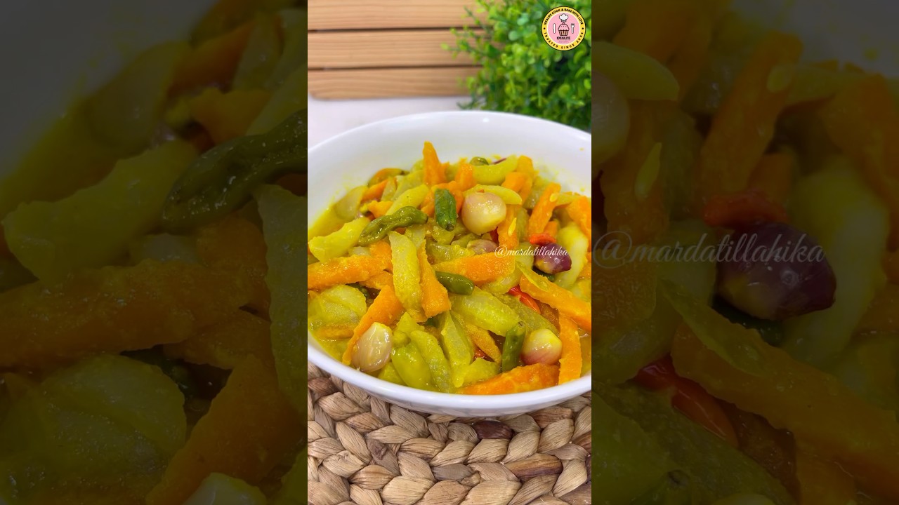 RESEP ACAR KUNING PELENGKAP SATE IDUL ADHA