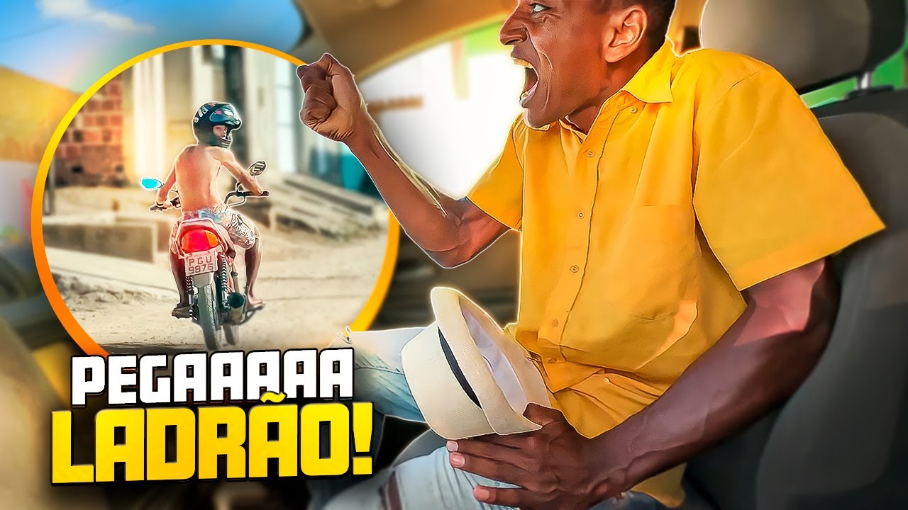 BETO TIZIU AVISTOU O BANDIDO COM SUA MOTO NA RUA MAS ALGO DEU ERRADO 😱🤣 | BETO TIZIU