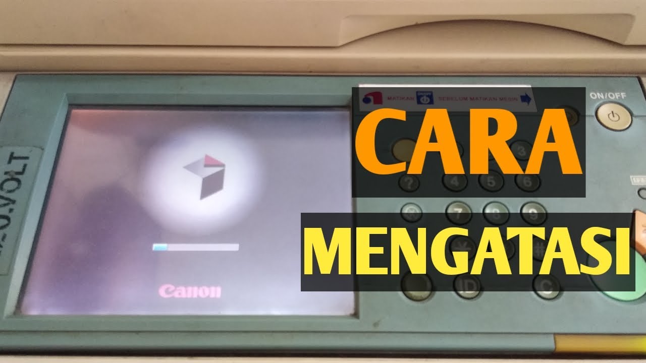 Cara mengatasi mesin wait / loading terus