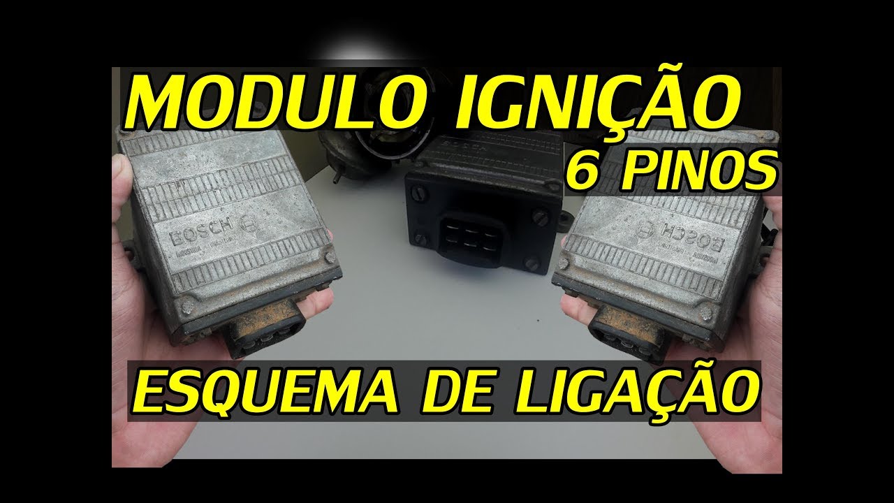 LIGAÇÃO MODULO 6 PINOS - GOL QUADRADO