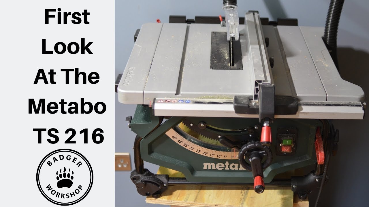 Первый взгляд на настольную пилу Metabo TS 216