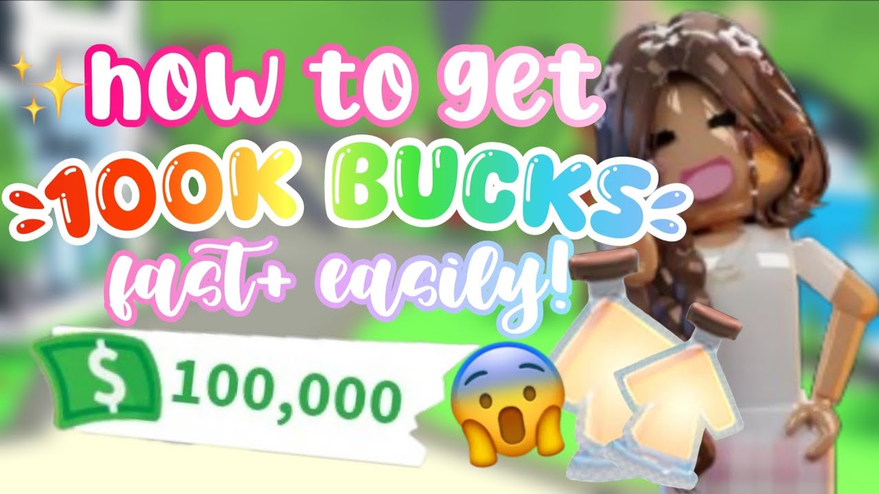 ✨как получить 100 тыс. баксов+ в ADOPTFOT ME *быстро и легко* 💵🍓