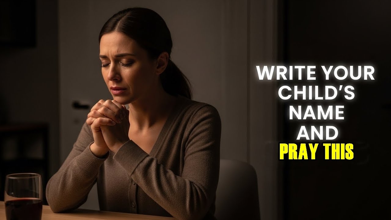 Write Your Child’s Name and Pray This — A Powerful Prayer for School Success