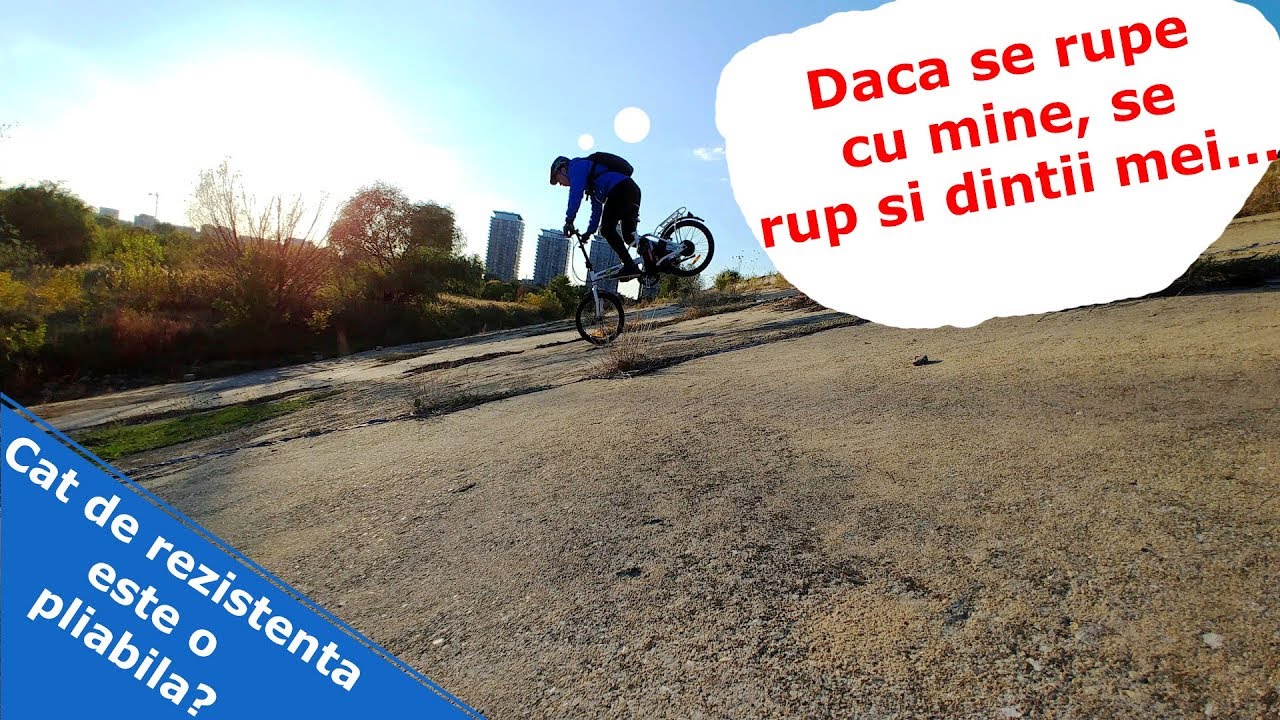 Cat de rezistenta e o bicicleta pliabila?
