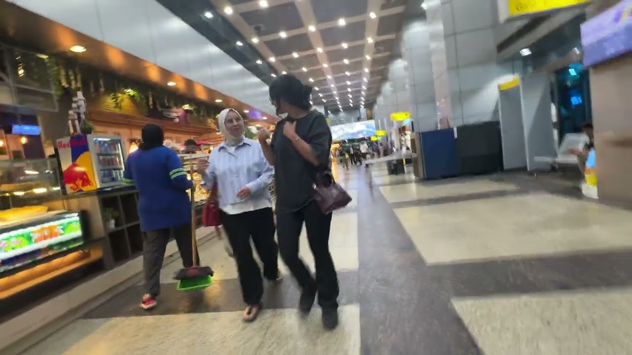 Terminal 1 Cairo International Airport Walking Tour [4k]