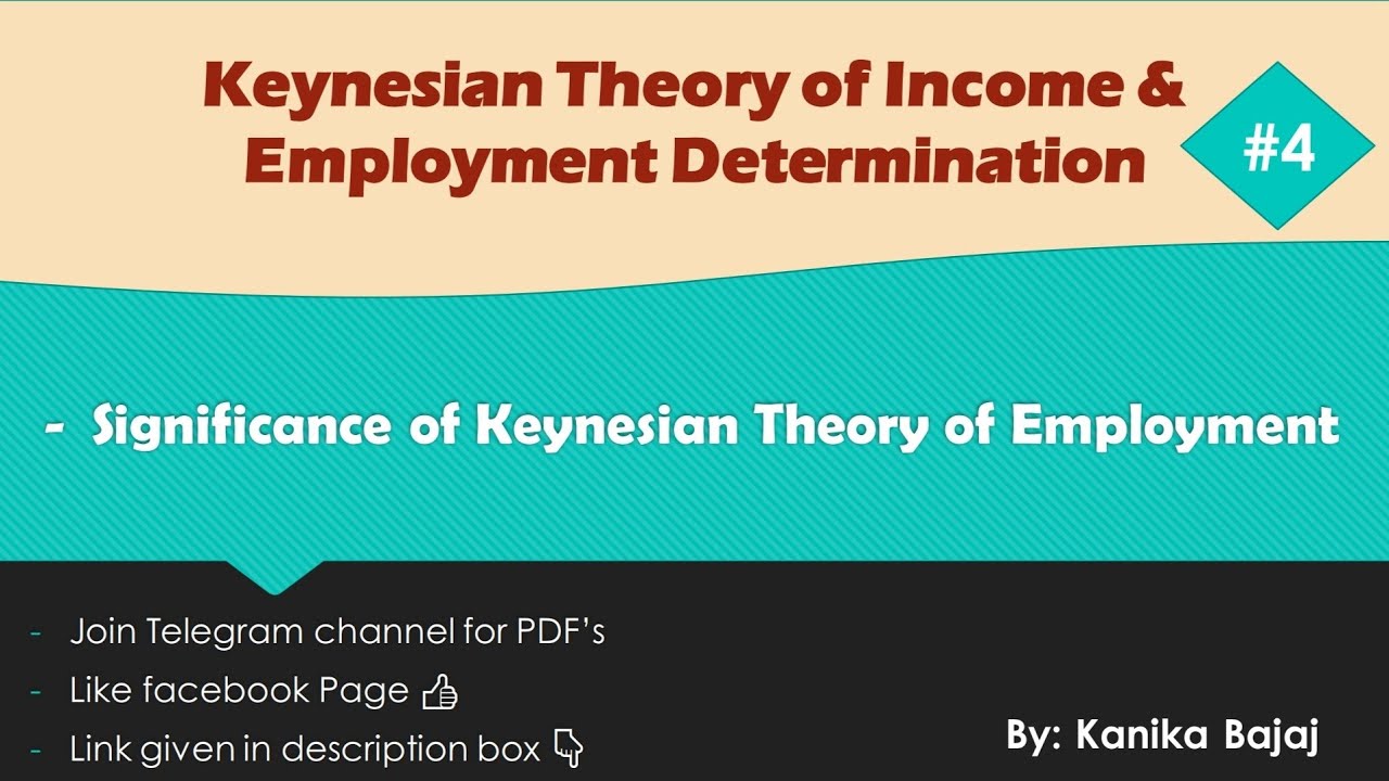 Significance of Keynesian Theory of Employment | Keynesian Theory | Part-4 | EK:)