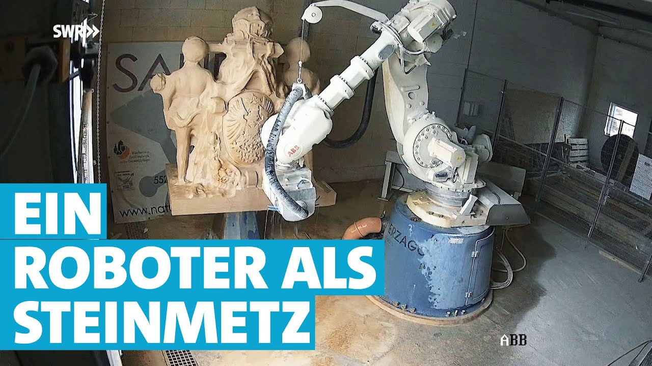Erstaunlich! Roboter meißelt Skulptur
