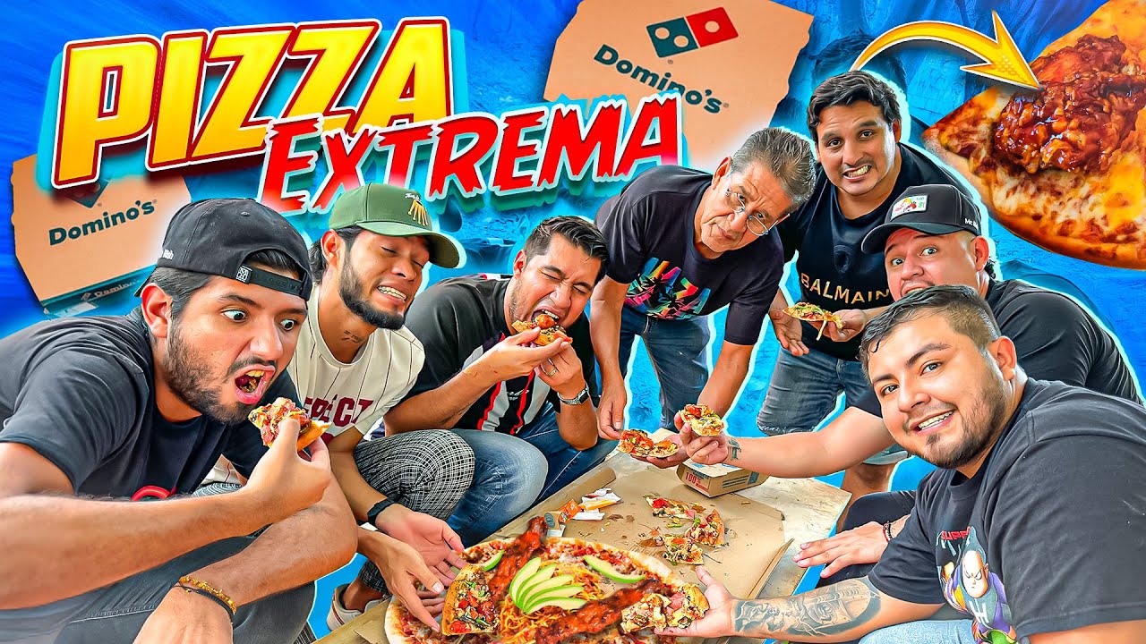HICIMOS UNA PIZZA CON TODOS LOS INGREDIENTES DE DOMINO’S PIZZA 🍕 😋