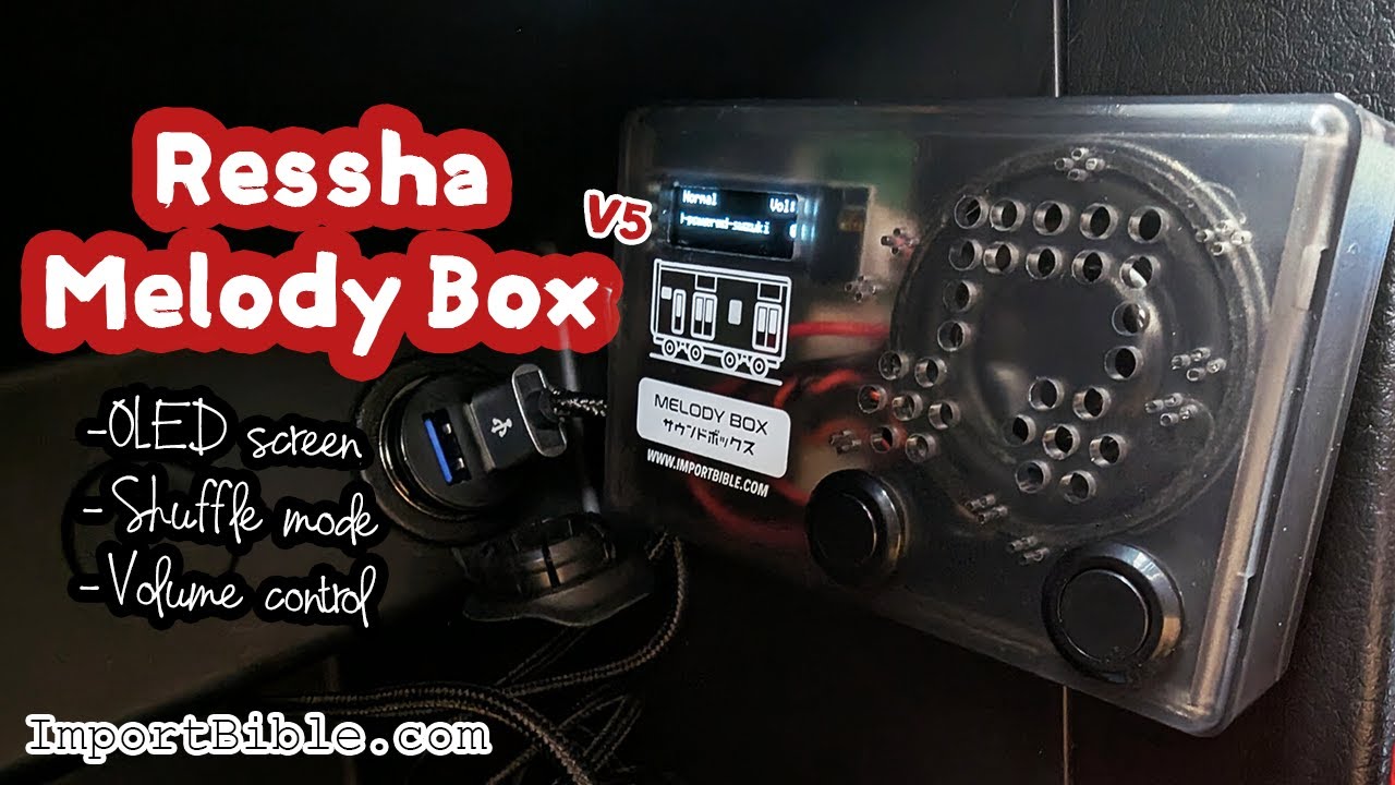 Ressha Melody Box V5 - Ta' din Jap/JDM -bil til næste level med opstartslyd v. motorstart