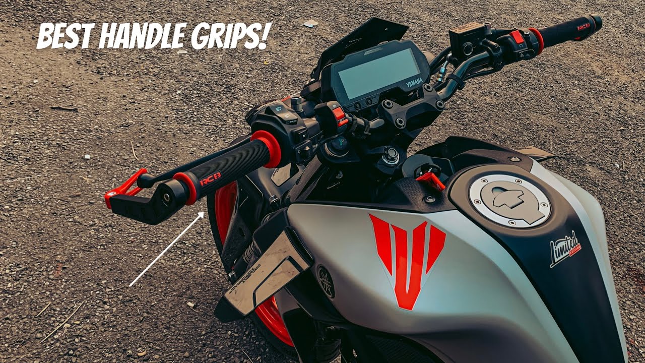 RCB Handle Grips for Yamaha MT 15 | Cheap modification | PS MotoTube