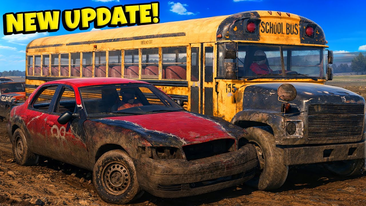 School Buses Just Arrived… And They DESTROY Everything (Wreckfest 2)