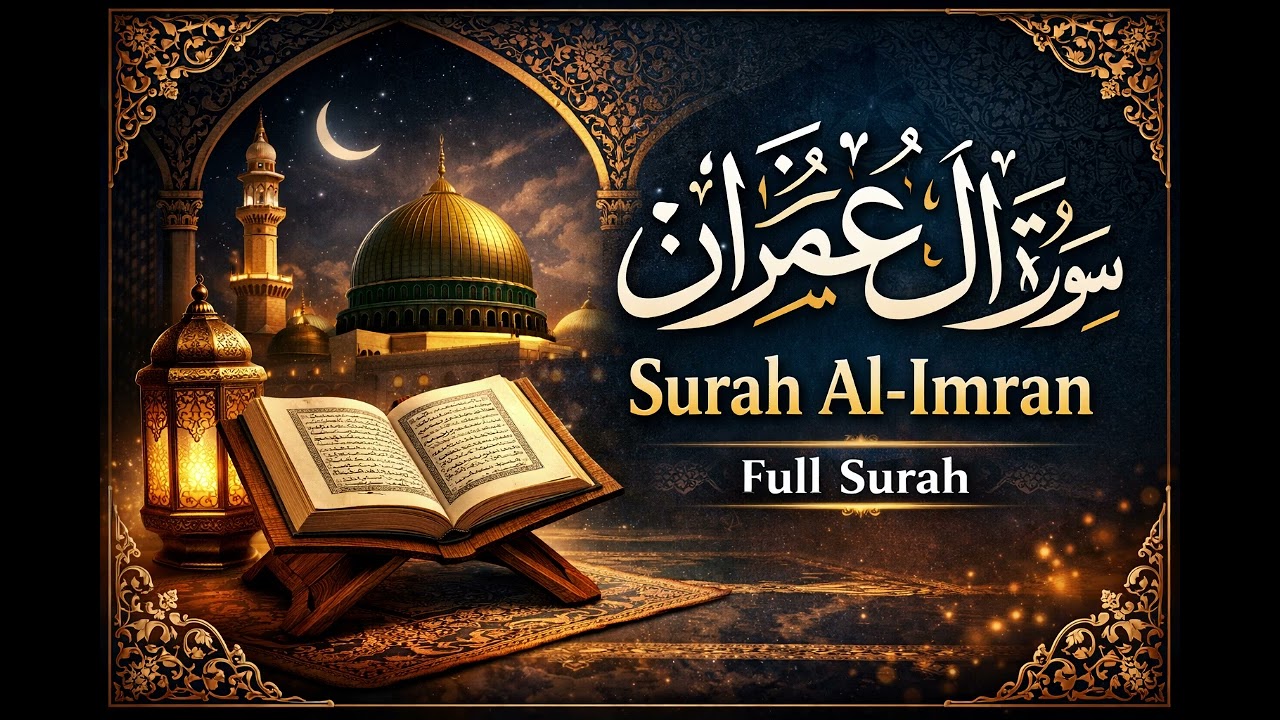 Surah Al-Imran Full | Beautiful Quran Recitation | Complete Surah Aal-Imran