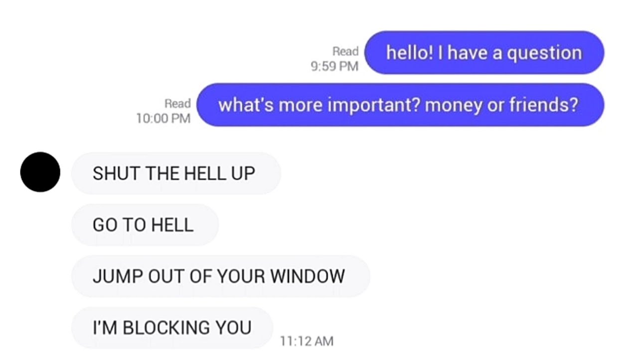 Asking random people what's more important between money and friends || Miss. YM