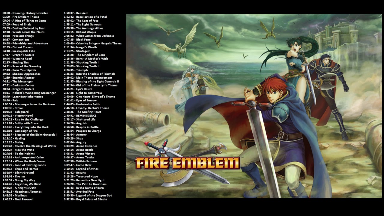 Fire Emblem: The Blazing Blade Full OST