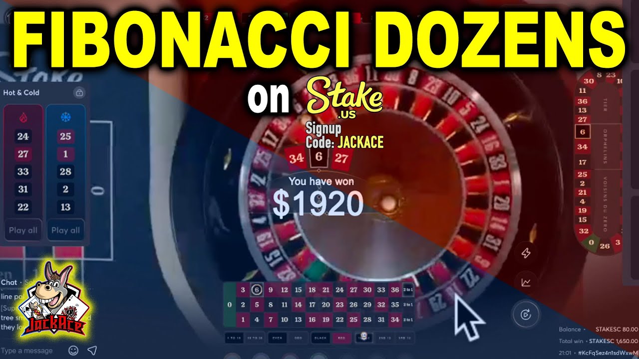Fibonacci Dozens LIVE on Stake.us! 