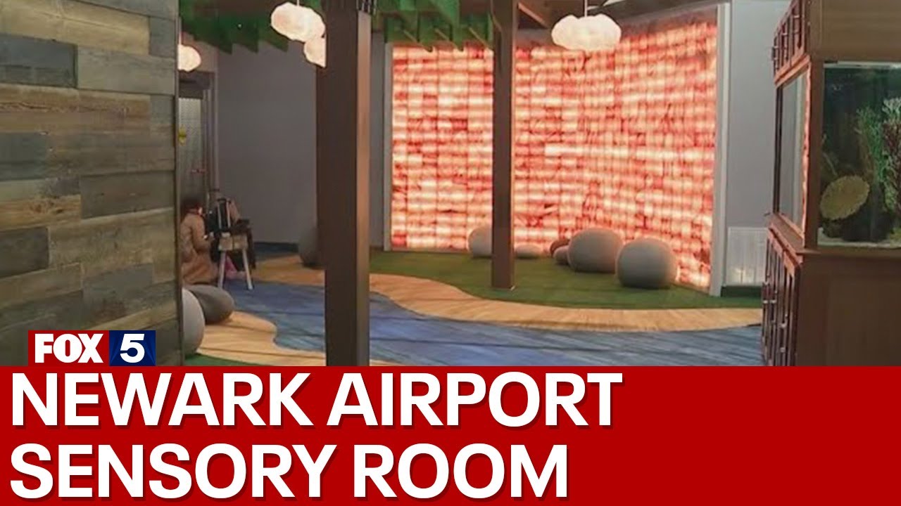 Newark airport sensory room