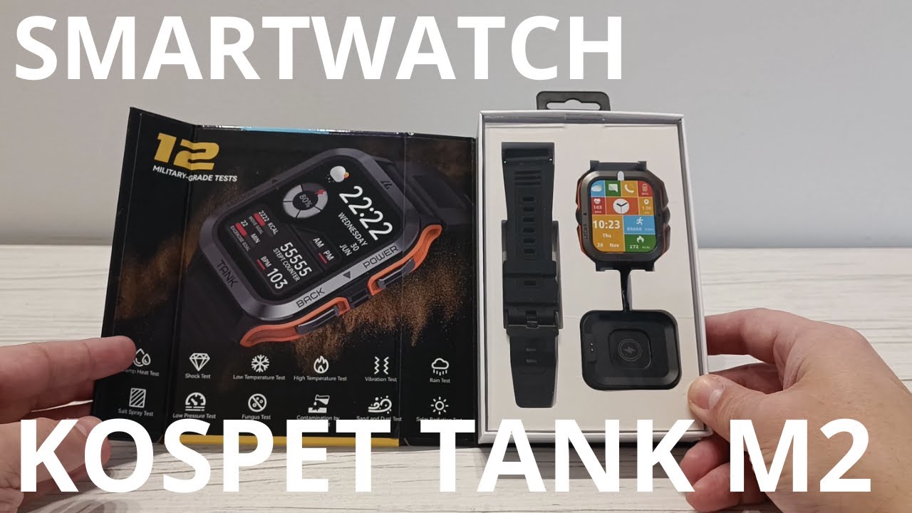 Smartwatch Kospet TANK M2 - recenzja zegarka
