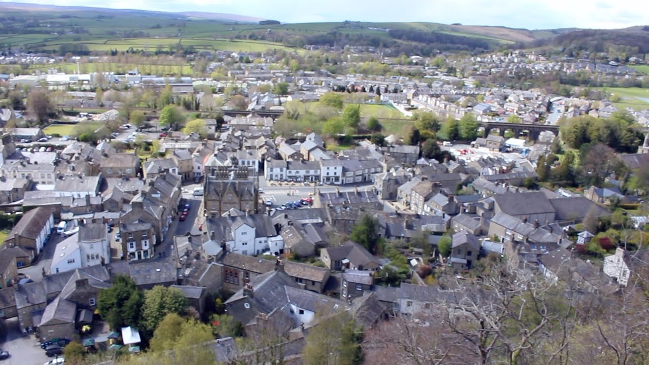 Climbing Castlebergh in Settle
