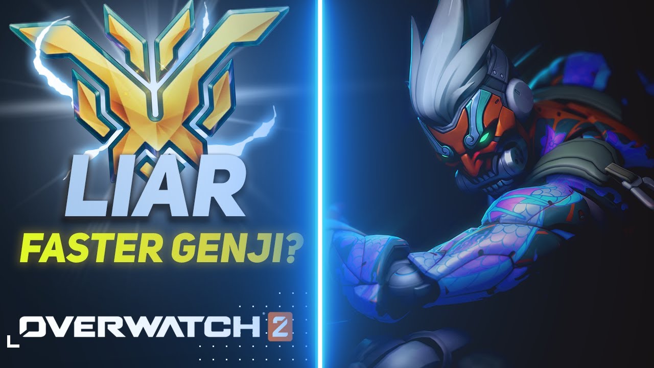 ЭТОТ ГЭНДЗИ БЫСТРЕЕ НЕКРОСА? «ЛЖЕЦ» — монтаж Overwatch 2