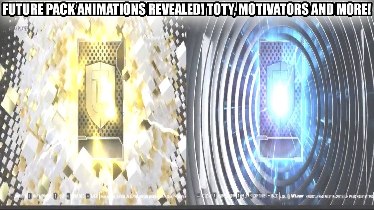 FUTURE PACK ANIMATIONS LEAKED! MOTIVATORS, TOTY, ZERO CHILL AND MORE! | MADDEN 19 ULTIMATE TEAM