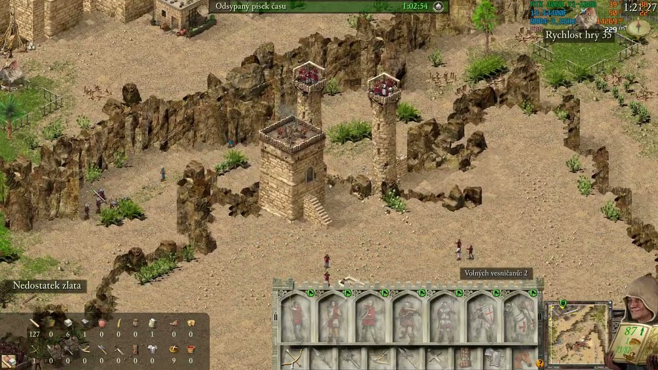 Stronghold Crusader Definitive Edition - mission with nomad against 4
