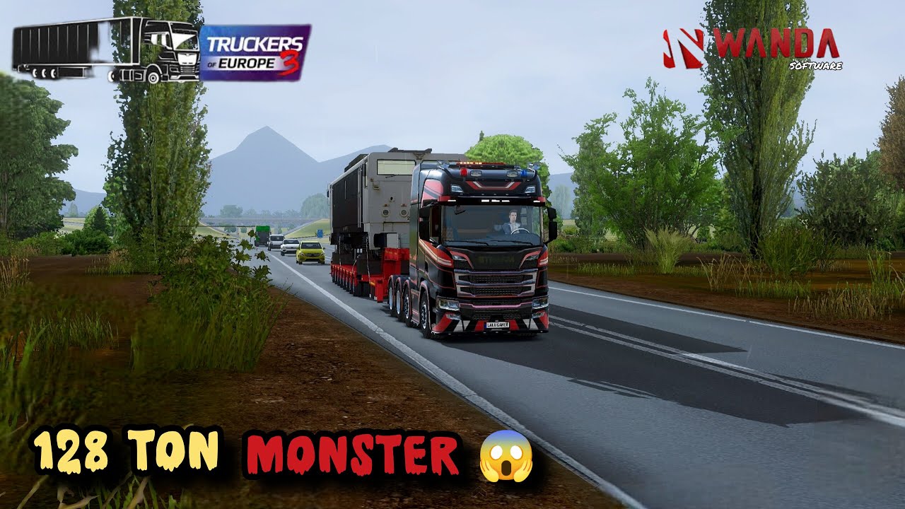 128 TON HEAVY CARGO NIGHT DRIVE 😱 | Prague to Linz | Truckers of Europe 3