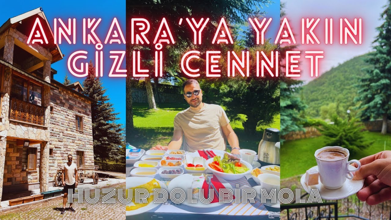 BURASI ANKARA'YA SADECE 1 SAAT! Ankara'ya Yakın Huzurlu, Şömineli, Kafa Dinlemeli Ay-FiDAM Dağ Oteli