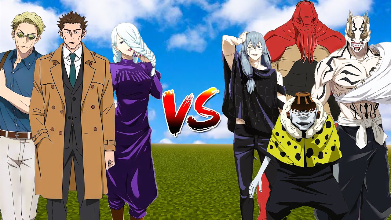 Kusakabe,Nanami and Mei mei Vs Curses