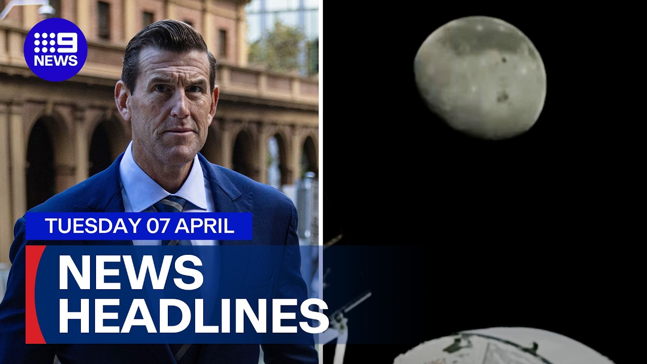 Ben Roberts-Smith arrested; Artemis II&rsquo;s communications restored | 9 News Australia