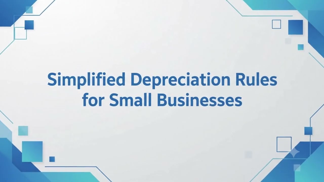 #Simplified Depreciation Rules#AustralianTax #ATO #SmallBusiness #Depreciation #Accounting