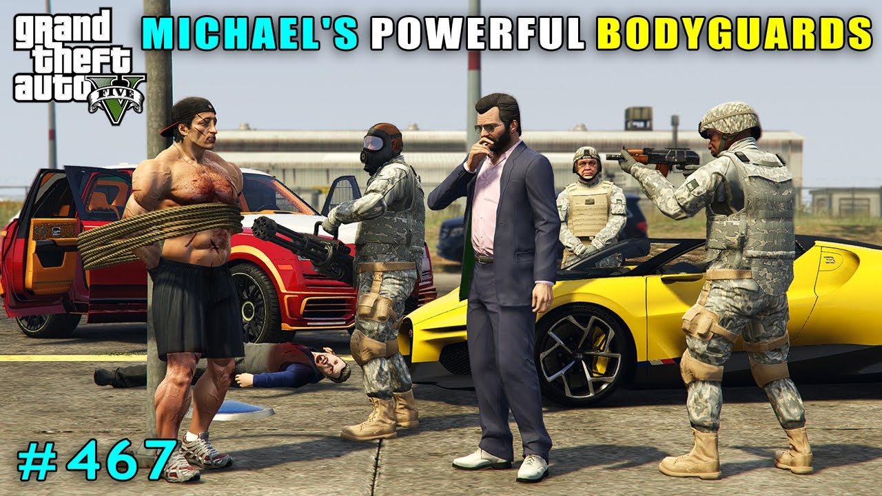 MICHAEL'S STRONGEST MILITARY SECURITY IN LOS SANTOS | GTA V GAMEPLAY #467
