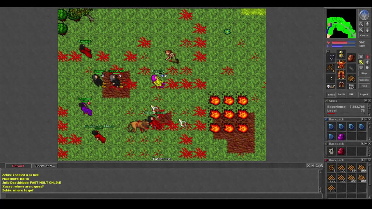 Old Tibia - Aurea War Open Battle - Horrorr (7.4 2005)