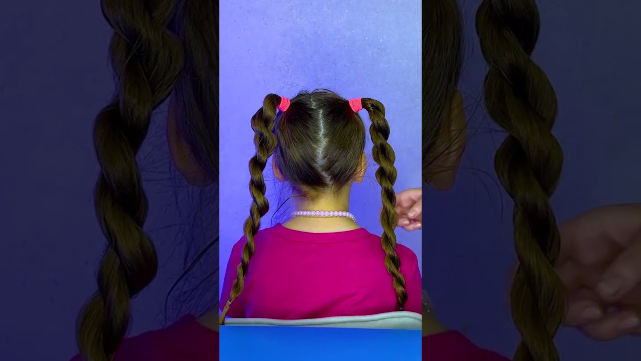 No More Hair in My Cupcakes! 🧁 Mom Makes a Cute Hairstyle! #kidsvideo