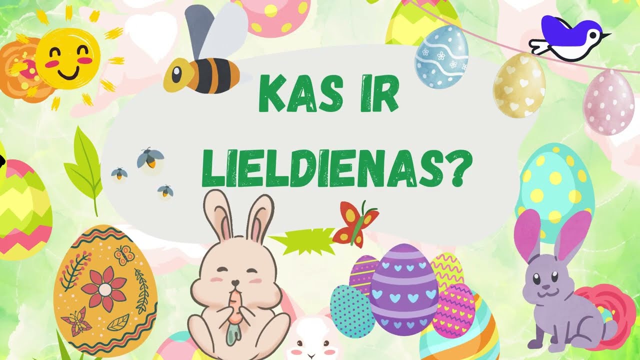 Kas ir Lieldienas| Lieldienas Latvijā| Lieldienas bērniem