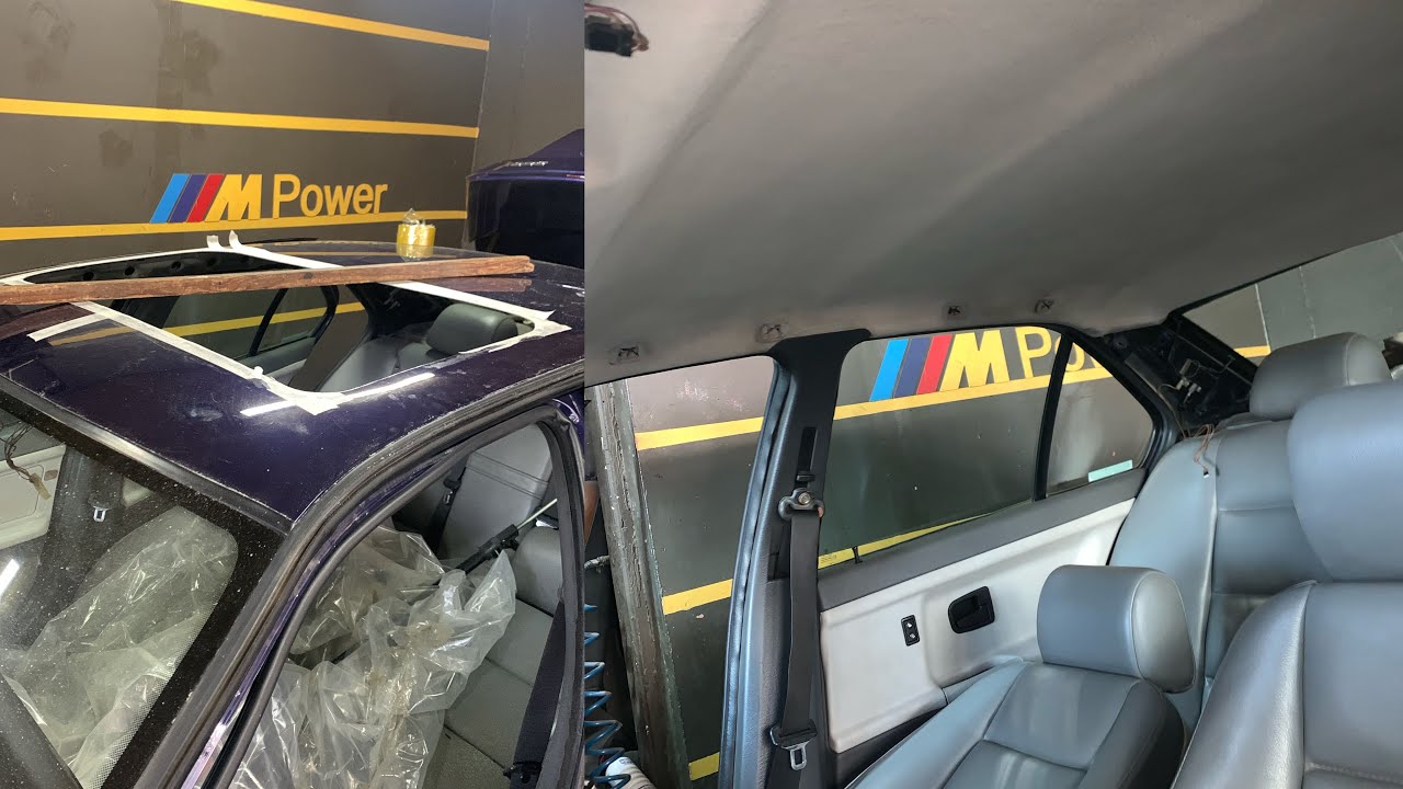 BMW E36 3 KASA 1996 MODELÇIKMA ORJİNAL SUNROOF MONTAJI