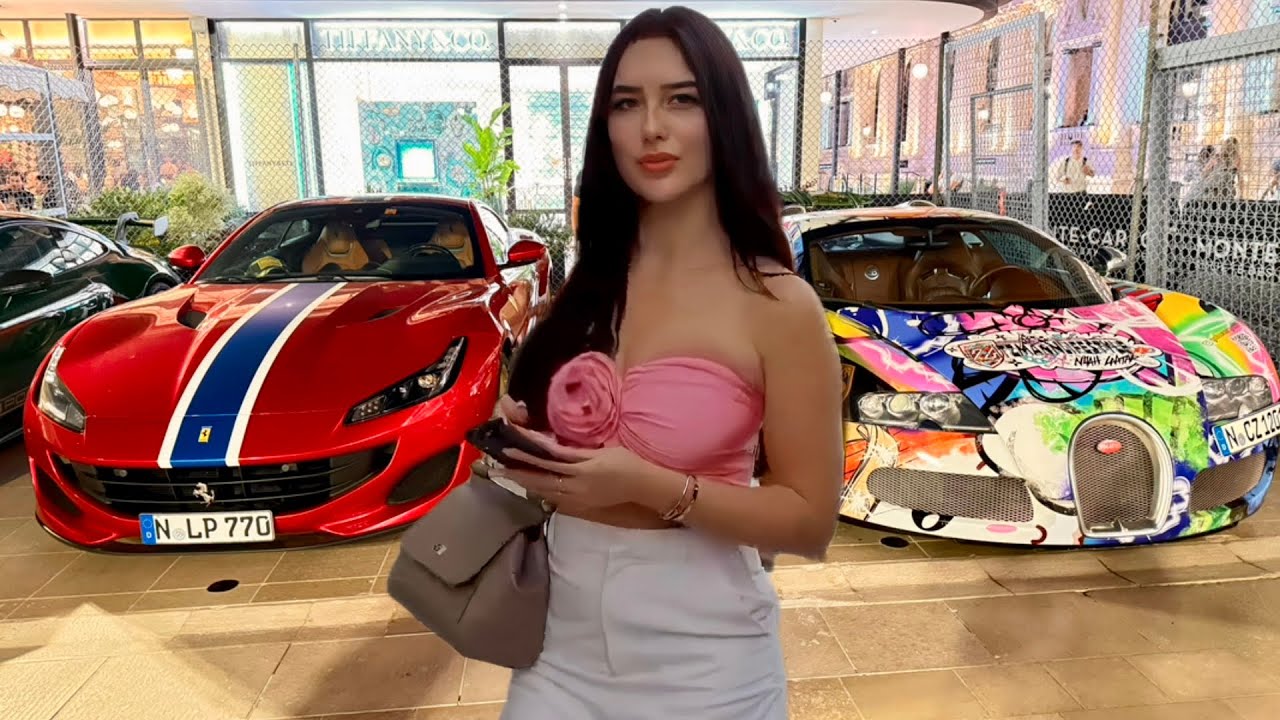 MONACO LADIES BEST SUPERCAR ARRIVALS & BILLIONAIRE LUXURY LIFESTYLE 