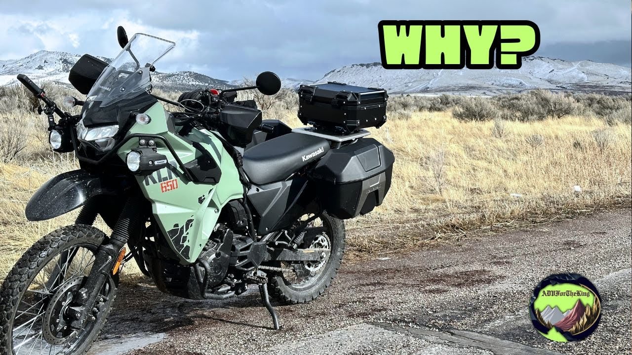Почему я купил KLR 650? Windy Day Moto-Vlog, февраль