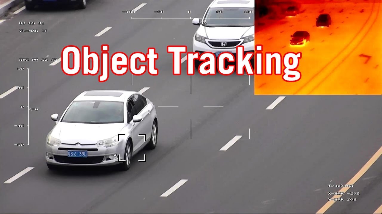 Object tracking demo on EO/IR drone zoom camera