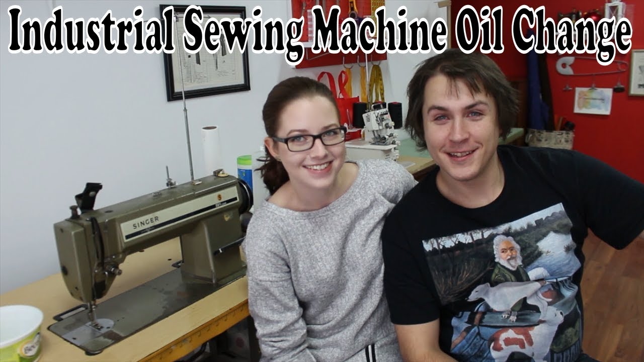 Industrial Sewing Machine l Changing the OIL