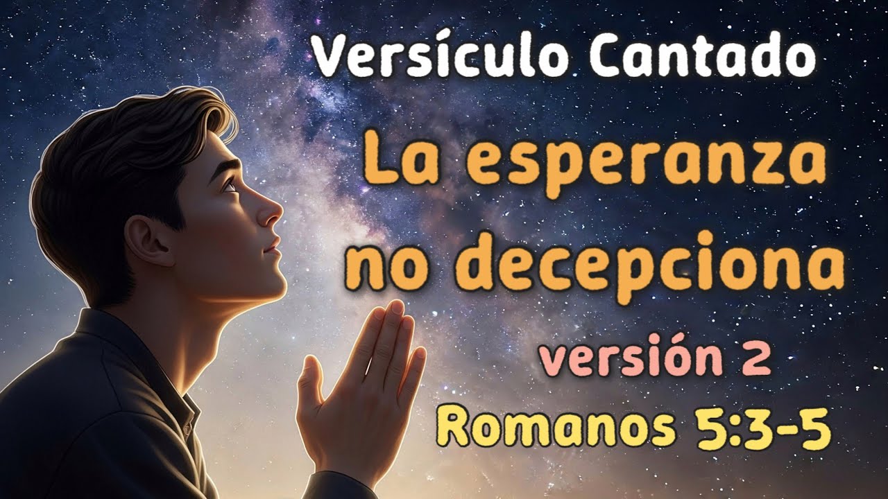 🙏 La esperanza no decepciona ✨(Ver 2) – Versículo Cantado: Romanos 5:3-5