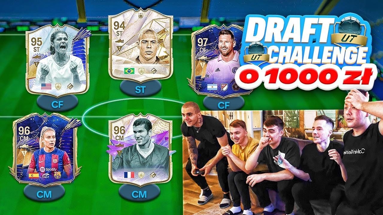 NAJDROŻSZY DRAFT CHALLENGE o 1000 ZŁ! | EA FC 24