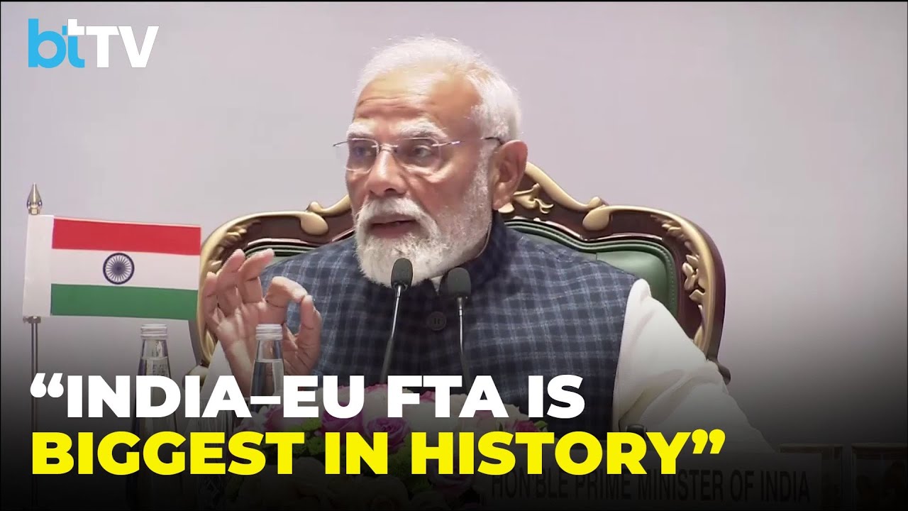 “This Is A New Era”: PM Modi Says India–EU FTA Is Biggest In History At Business Forum