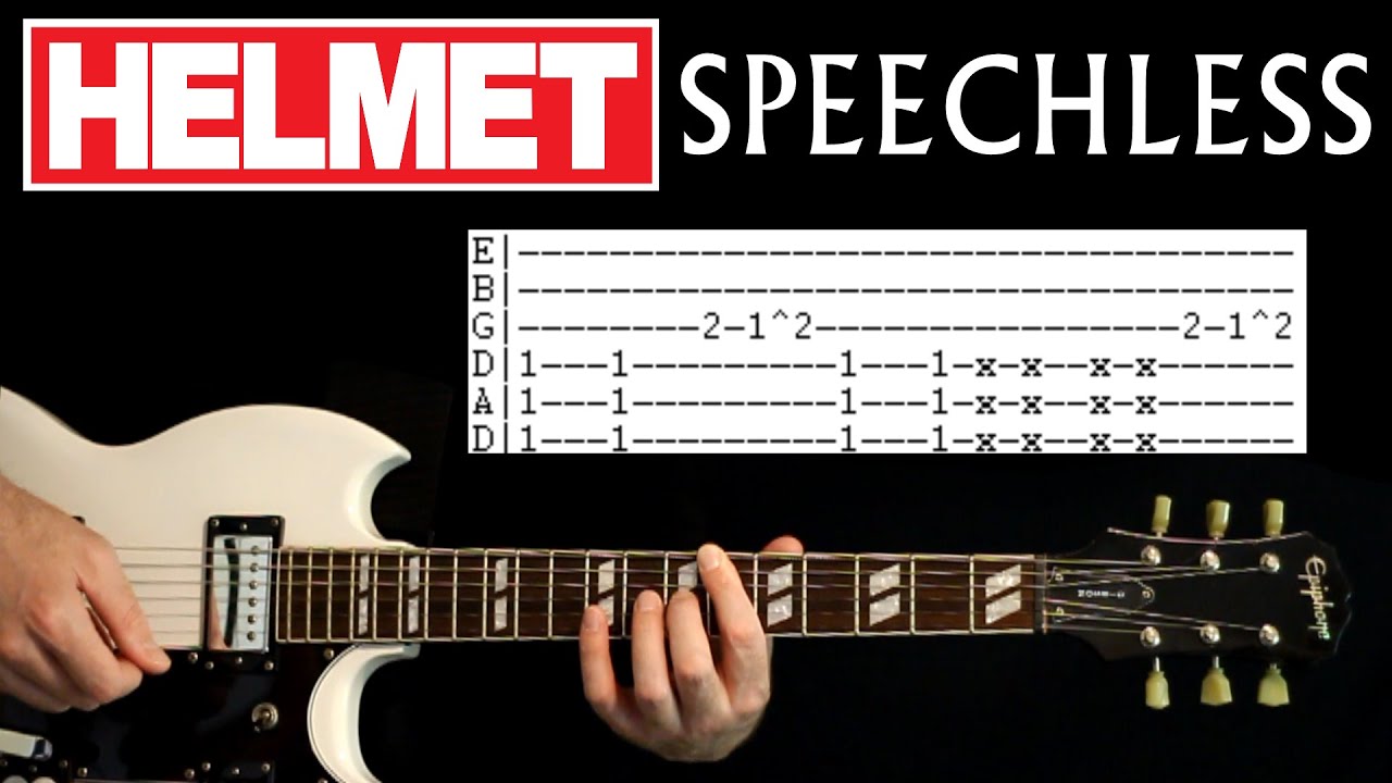 Helmet Speechless Guitar Tab Lesson