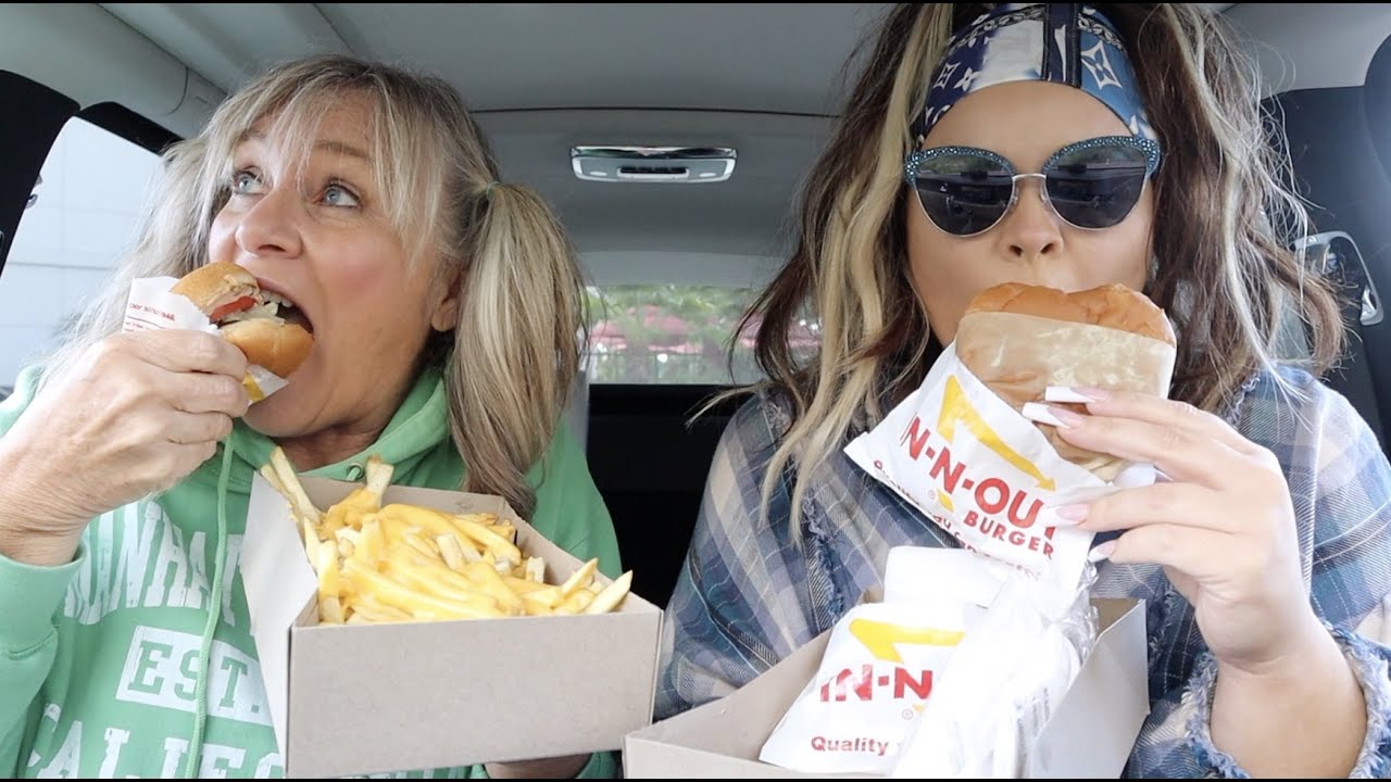in n out with momma!