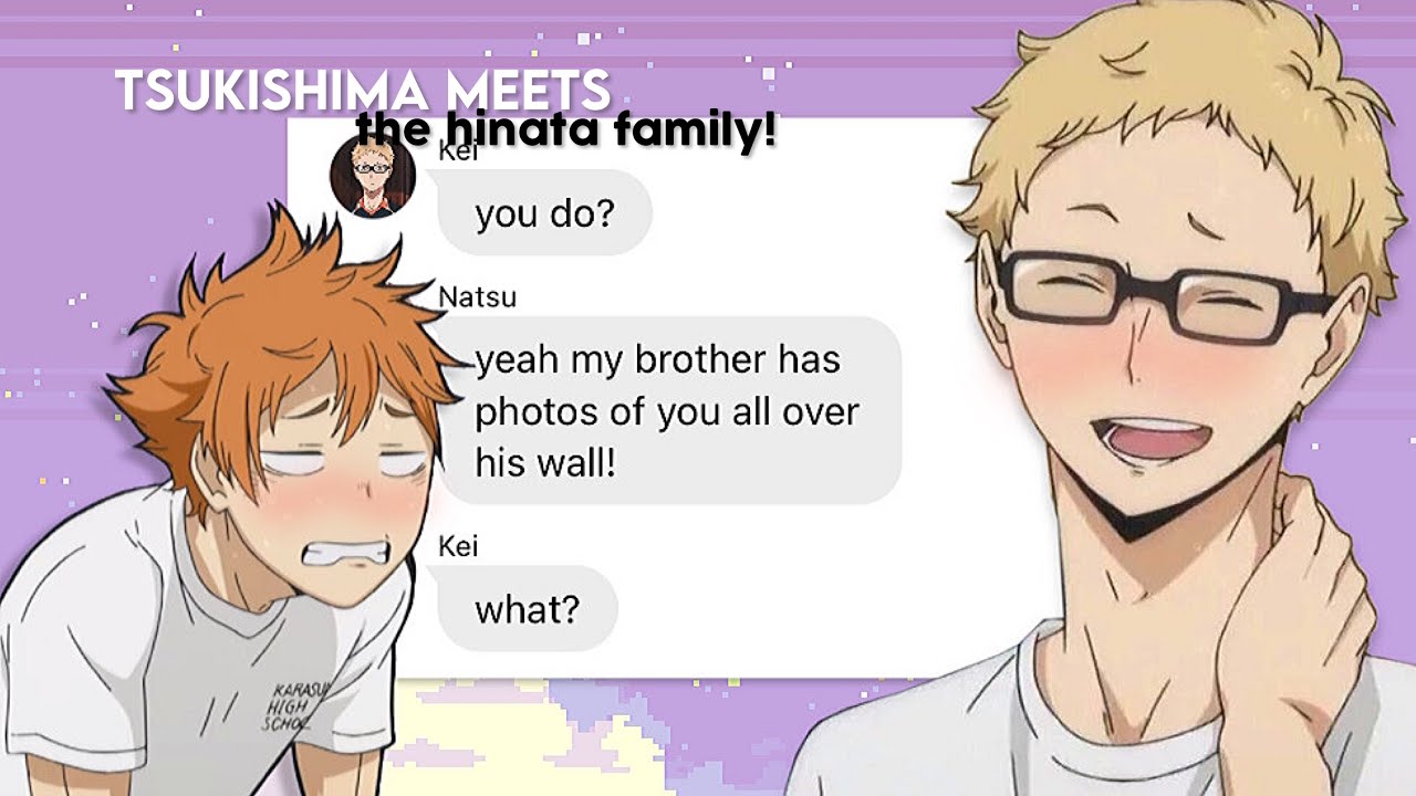 Tsukishima meets the Hinata family|✨chaos✨|Tsukihina|Bakashimaa