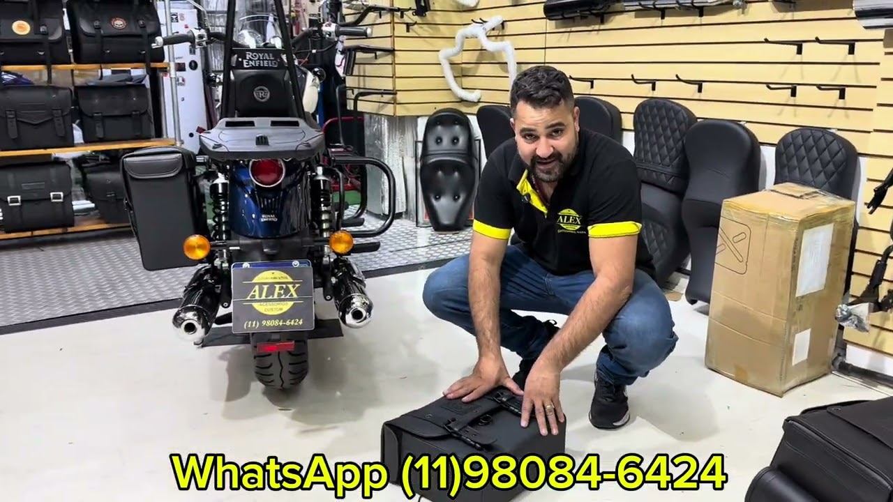 Super meteor 650 celestial com alforges laterais e suporte !!!#royalenfield