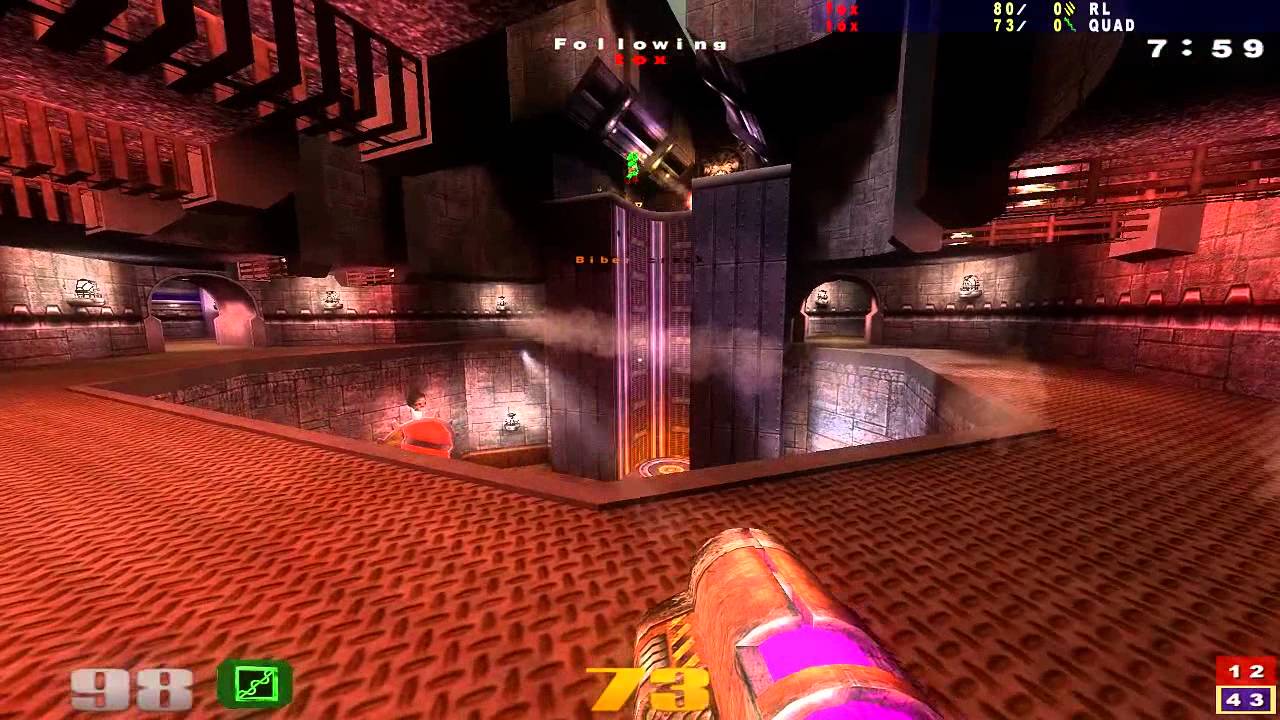 [Q3] EuroCup XI - Quake 3 TDM 2on2 - iCE cLIMBERS vs Biber - pro-q3dm6 ( ic-TOXIC / tox )
