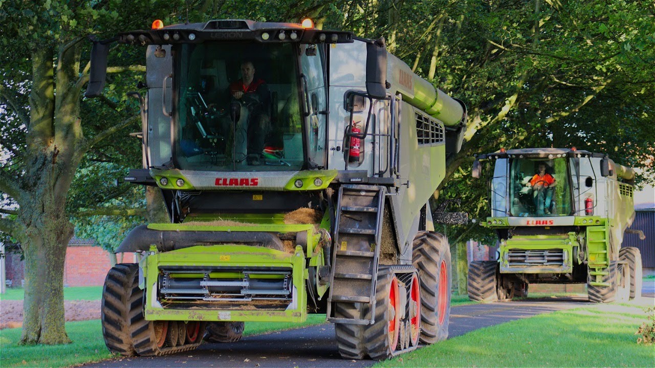 JSR Farms Spring Barley Harvest 2023 3x Claas Lexions